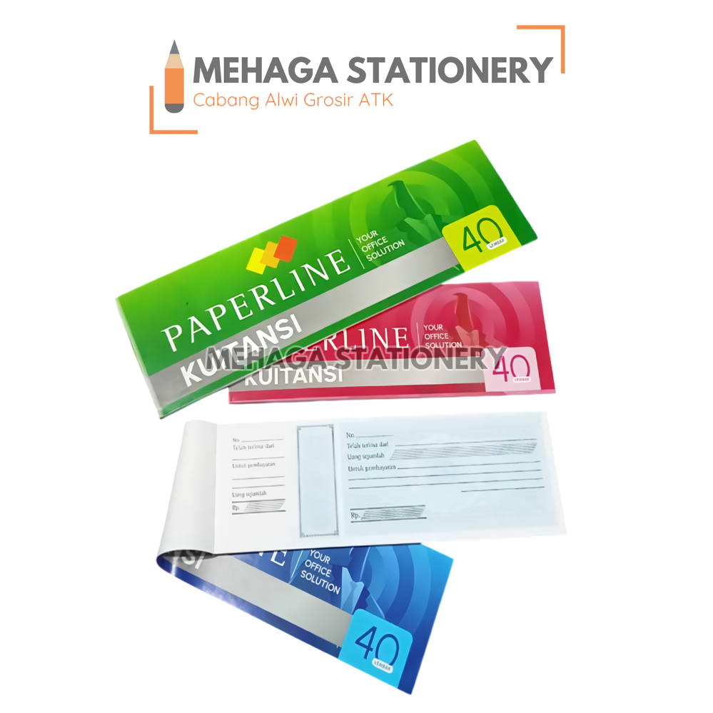 

Buku Kwitansi Paperline Ukuran 40 M ( kecil ) & 40 T ( besar ) 40 Lembar | 1 Pcs