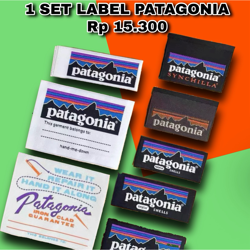 

SOLDLABEL LABEL WOVEN PABRIC LABEL PATAGO