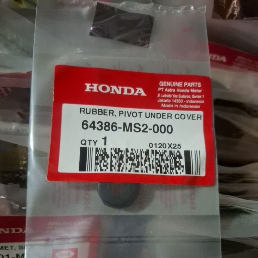 Karet Visor Winshield Rubber Pivot Cover Tiger Revo64386-MS2-000