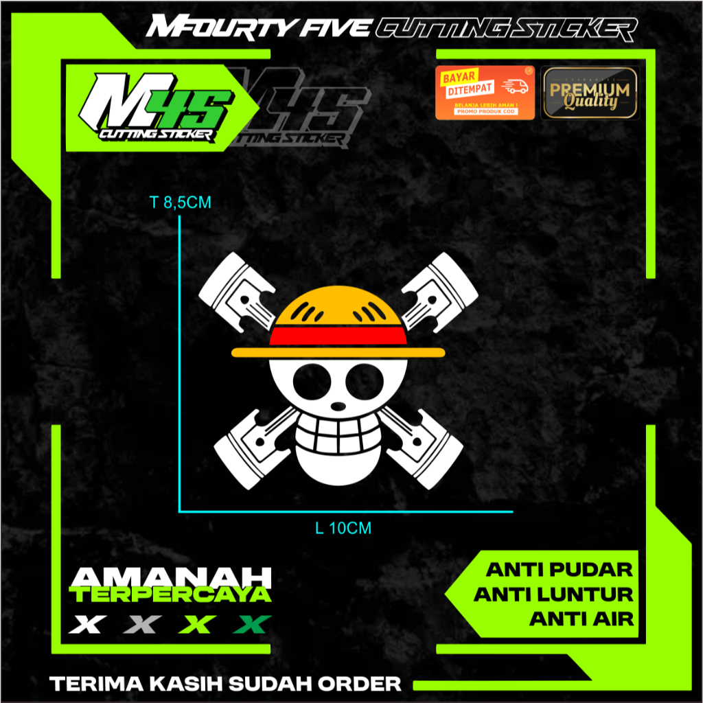 WARNA3 TWO STROKE ONE PICE SEKER 4 Sticker Cutting