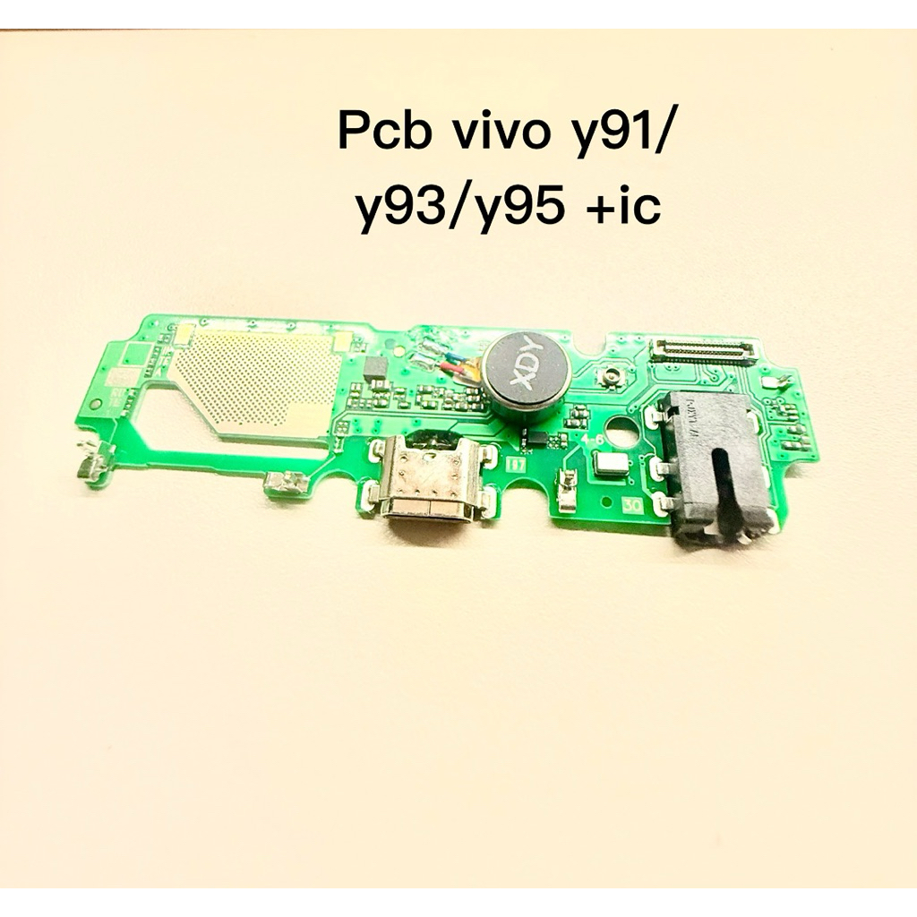 PAPAN CAS +MIC/CONEKTOR CAS/CHARGER VIVO Y91, Y91C, 93,95 FULL IC ORIGINAL