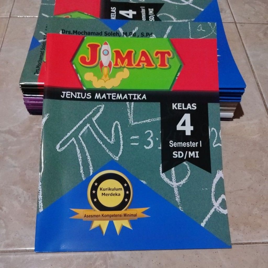 JIMAT Jenius Matematika untuk SD/MI Kelas 4 Semester 1 KURIKULUM MERDEKA