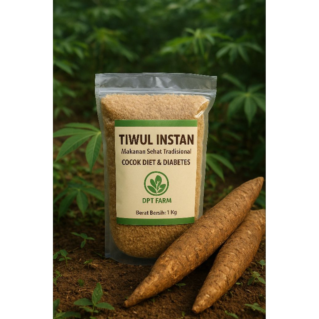 

Tiwul Instan 1 Kg – Oleh-Oleh Khas Jawa Tradisional | Makanan Sehat Alami dari Singkong