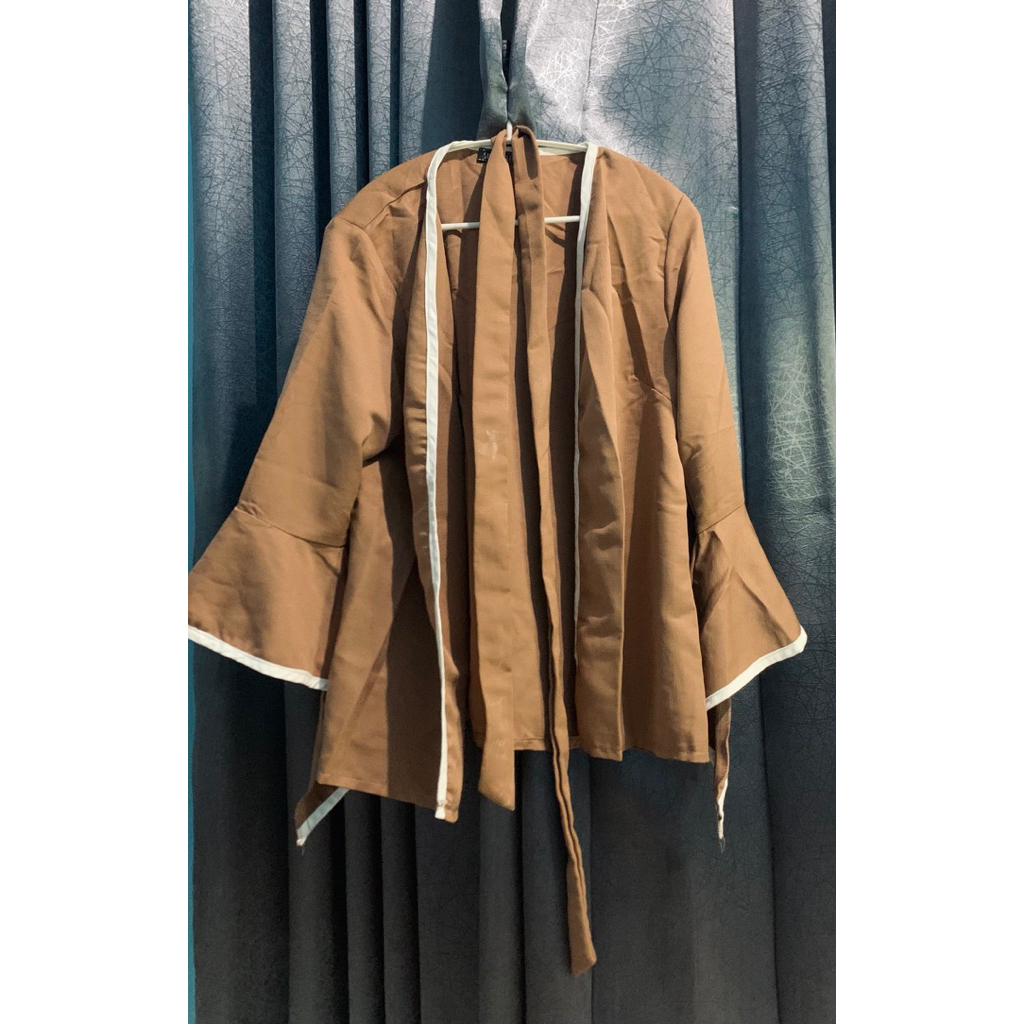 Preloved* Cardigan wanita ada ikat pinggang