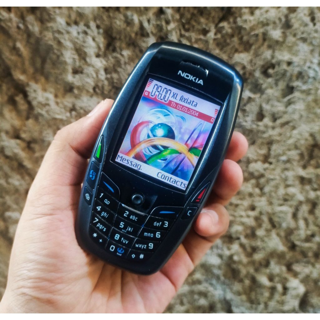 Hp jadul Nokia 6600 anti sadap original mulus normal hp unik hp sejuta umat