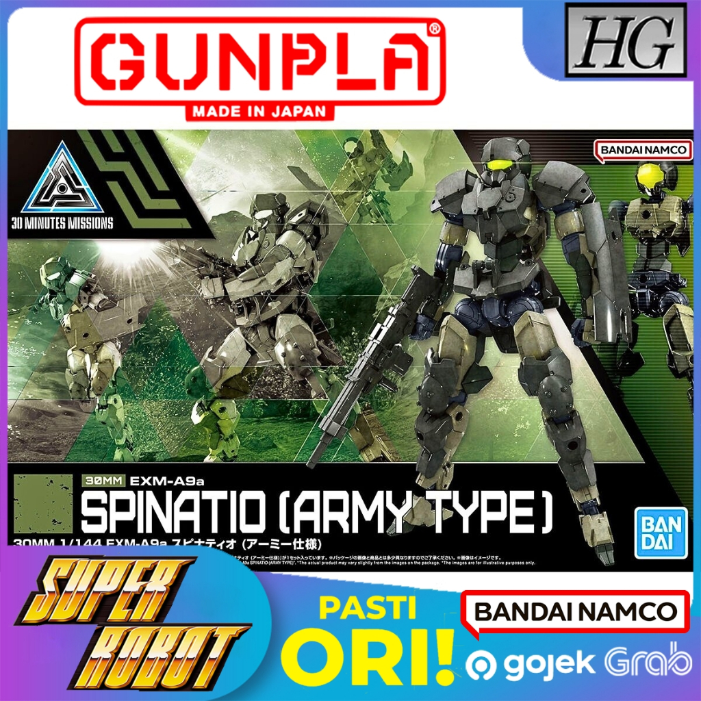 𝗕𝗔𝗡𝗗𝗔𝗜 30MM EXM-A9a SPINATIO Army Type - 30 Minutes Mission