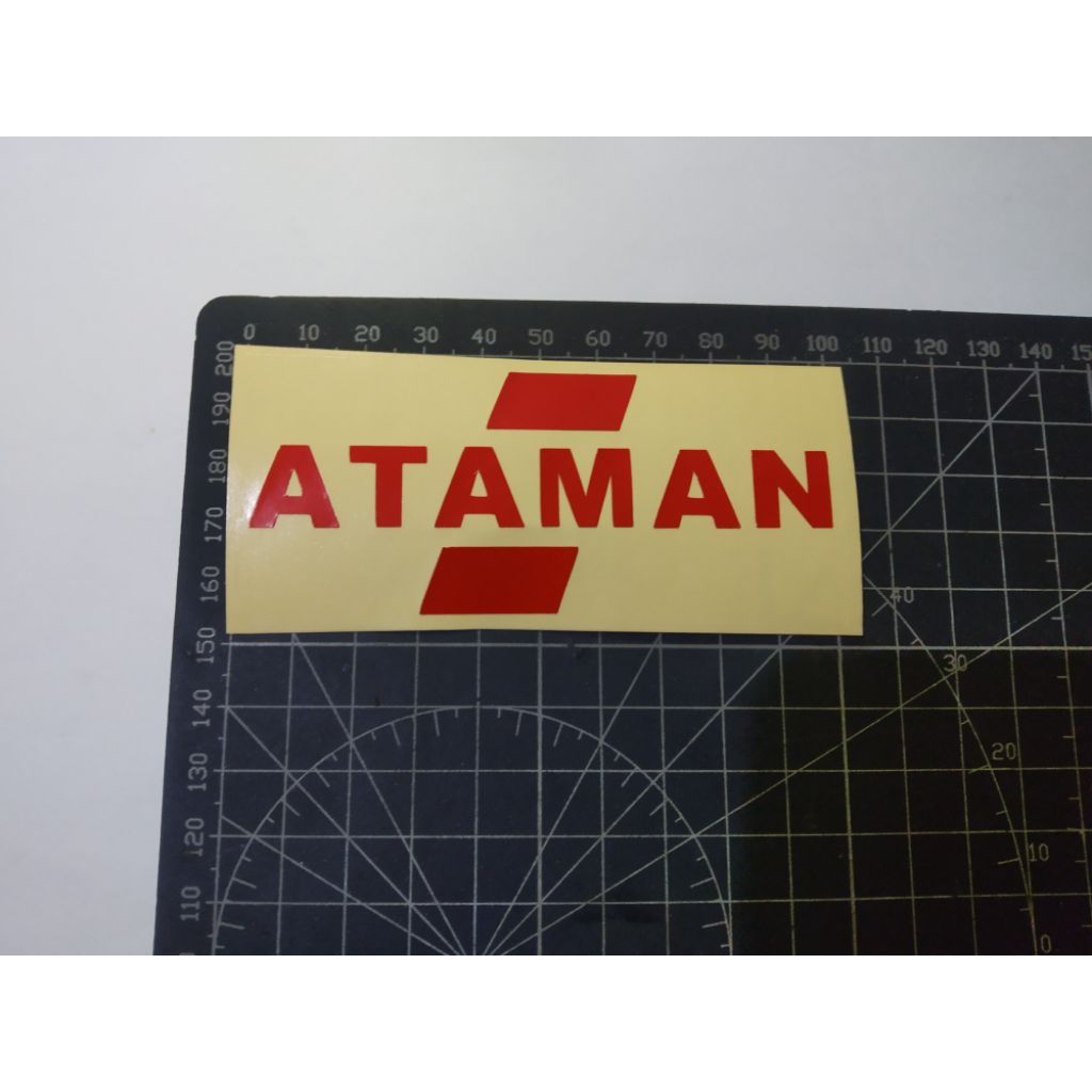 

stiker cutting ataman