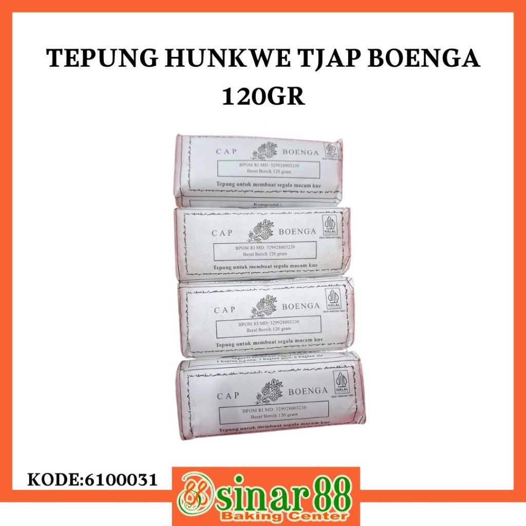 

TEPUNG HUNKWE TJAP BOENGA 120GR