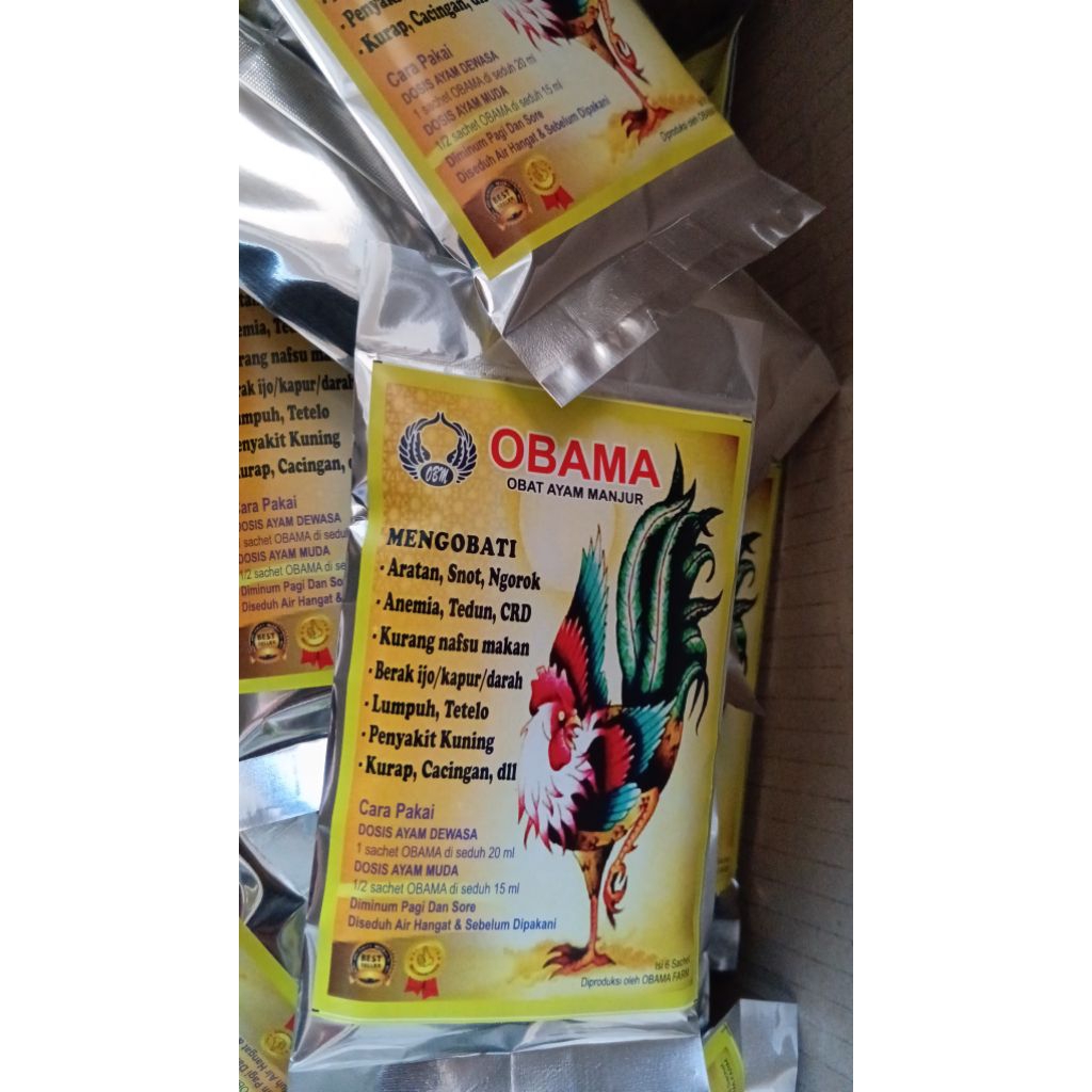 Ramuan OBAMA obat ayam sakit snot dan ngorok