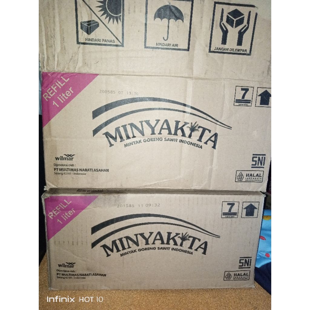 Kardus bekas minyak kemasan//kardus tebal max order 20