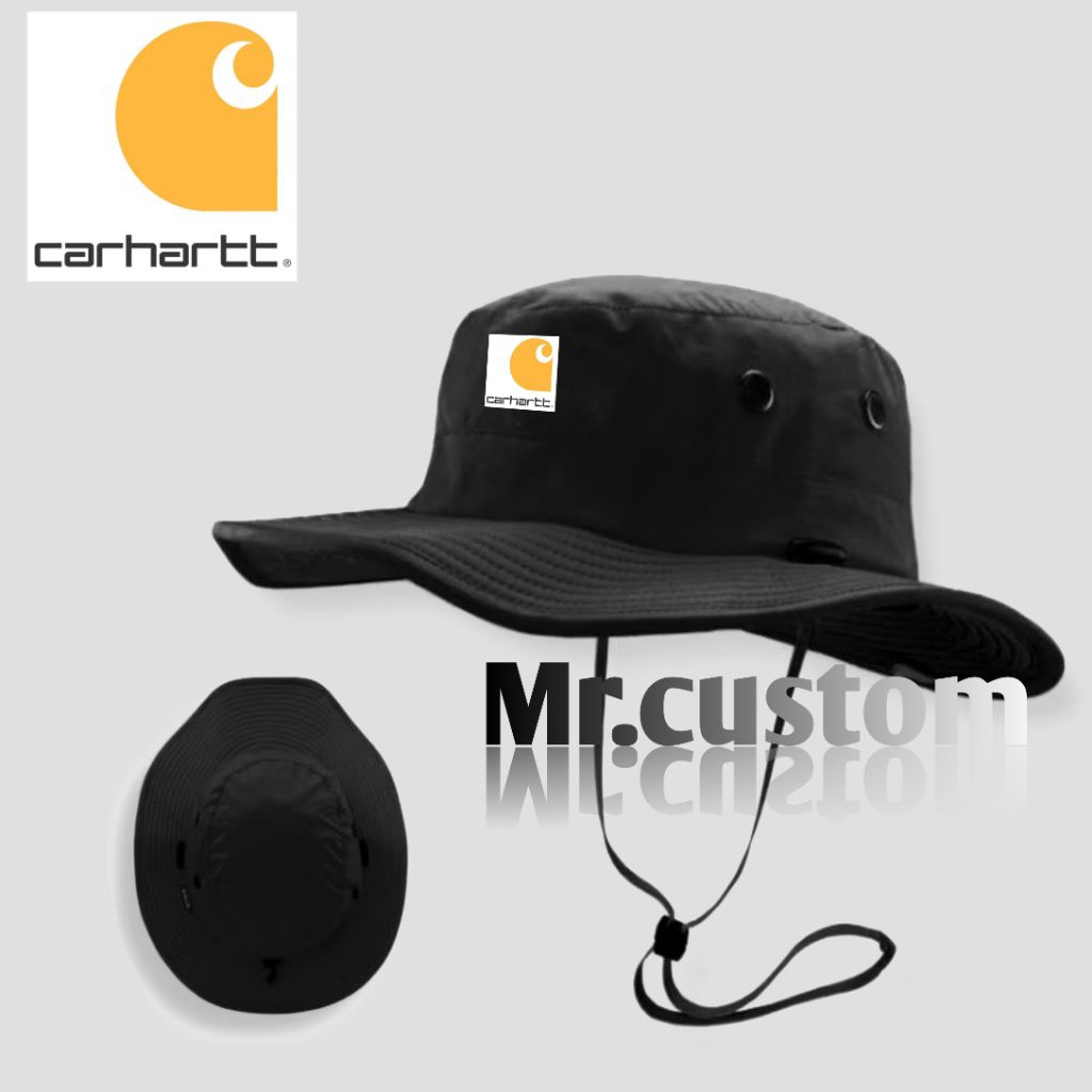 Topi Rimba Adventure Carhat Logo/ Topi Gunung Outdoor Brand Pria Wanita Dewasa