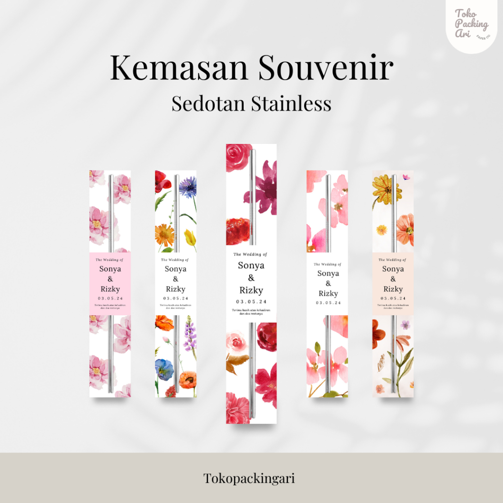 Kemasan Souvenir Sedotan Stainless | Kemasan Souvenir Straw | Kemasan Souvenir Sedotan | Kemasan Sou
