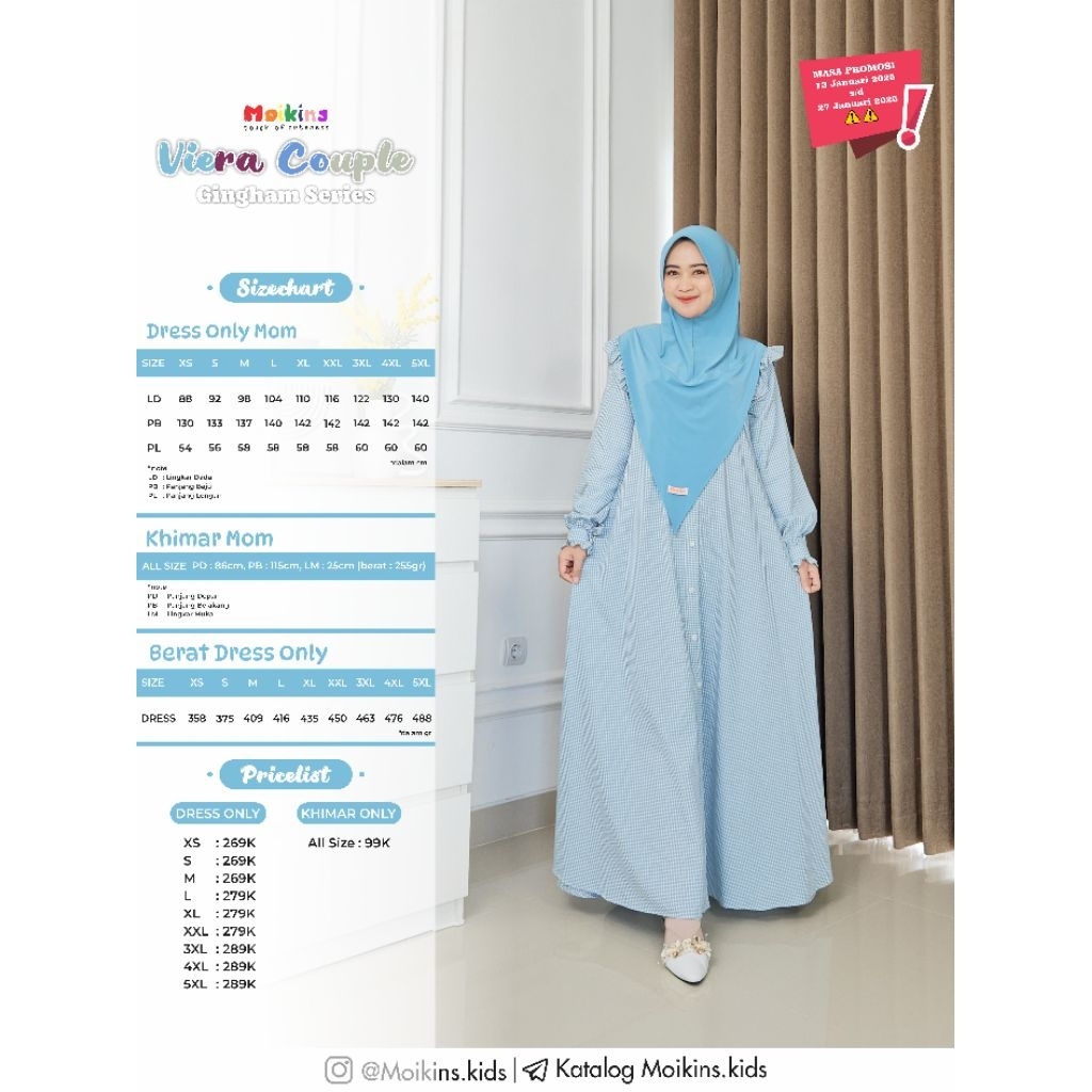 KHIMAR VIERA MOM & LITTLE