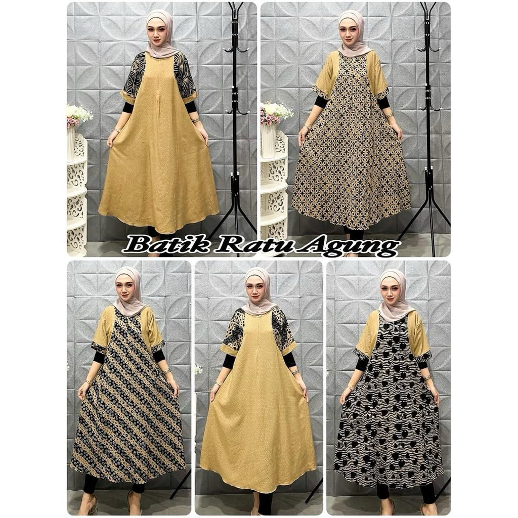 Daster Adeeva 001 / Daster Batik / Daster Batik Premium / Daster Batik Cap / Daster Rayon / Daster K