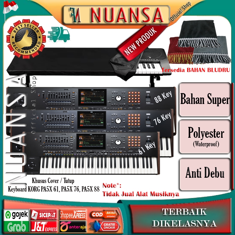 KORG PA5X Cover Keyboard KORG PA5X 61 / PA5X 76 / PA5X 88 Cover KORG PA5X 61 / PA5X 76 / PA5X 88 Cov