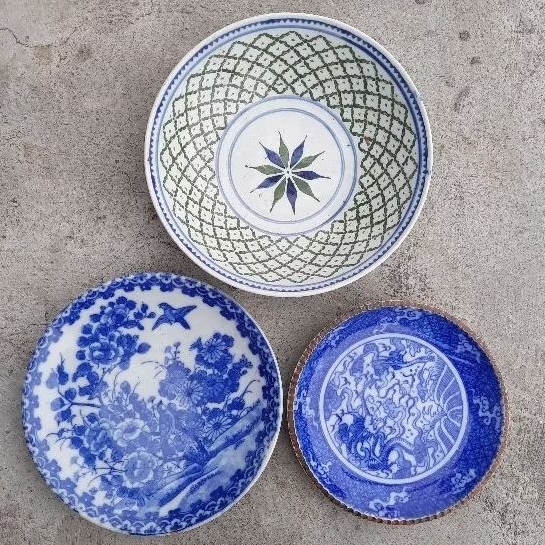 #piring jepang #keramik lama #antik lawas #kuno jadul #vintage hiasan #pajangan unik