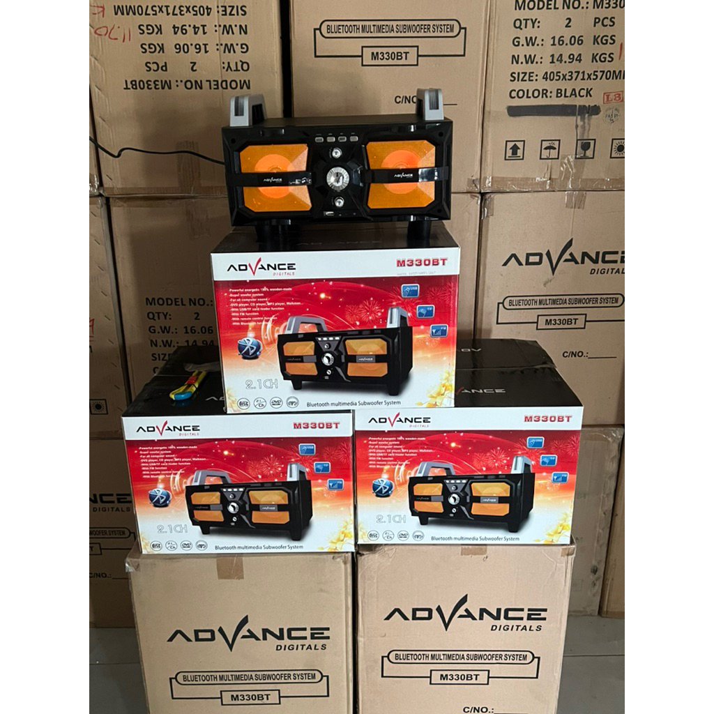 speker advance M330 BT bluthoot speker besar Bass dan equalizer jernih bisa karaoke