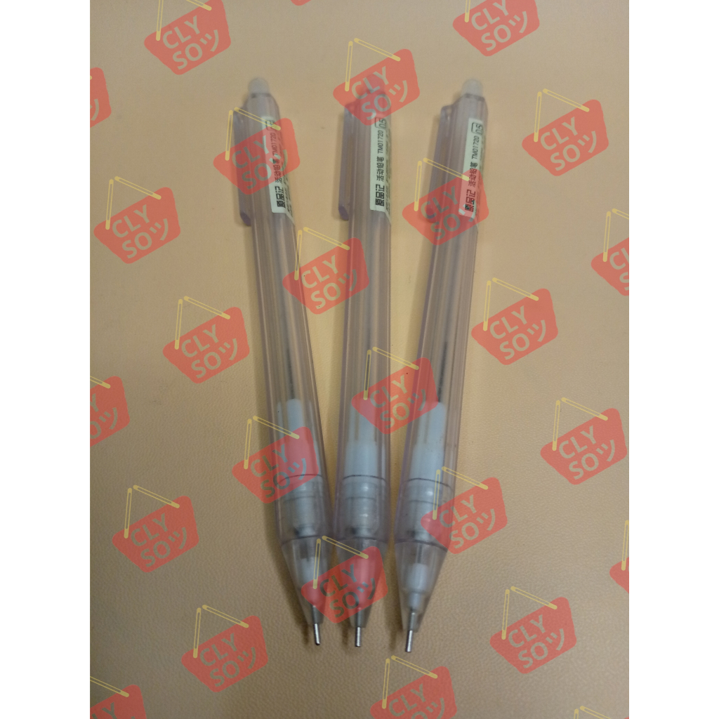

Pensil Mekanik Transparan Isi Ulang 0.5mm / 0.7mm TM01720 Stationery