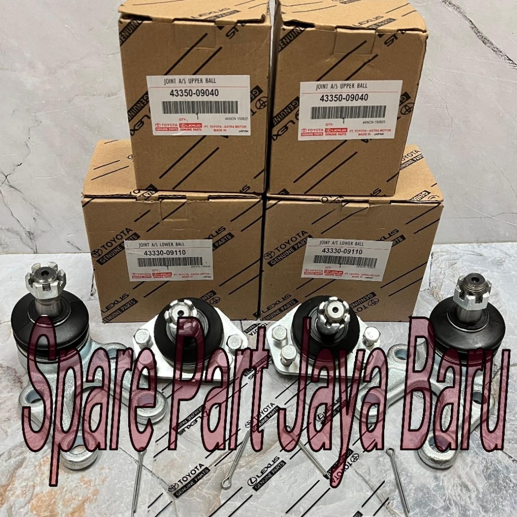 Paketan Ball Joint Lower Arm Set Atas Bawah Kijang Super 5k Kijang Grand Extra 5k 1973-1996 Kijang K