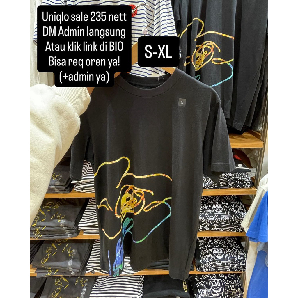 Promo sale discount diskon baju kaos pria uniqlo original