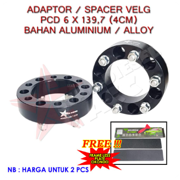 SPACER VELG PCD 6 X 139.7 4 CM ADAPTOR VELG TOYOTA FORTUNER