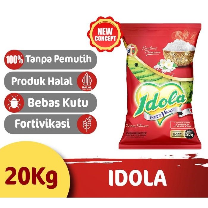 

Idola Beras Fortifikasi 20 kg