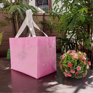 Gala Galore 12 Pcs Tas Spunbond Sos Box 30X15X20Cm Tas Spunbun/ Kain Brownies / Roll Cake / Pastel /