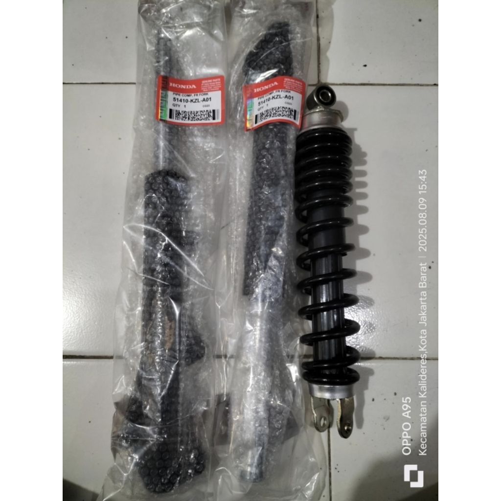 As shock depan tabung vario 125+shok belkang vario 125 kzr