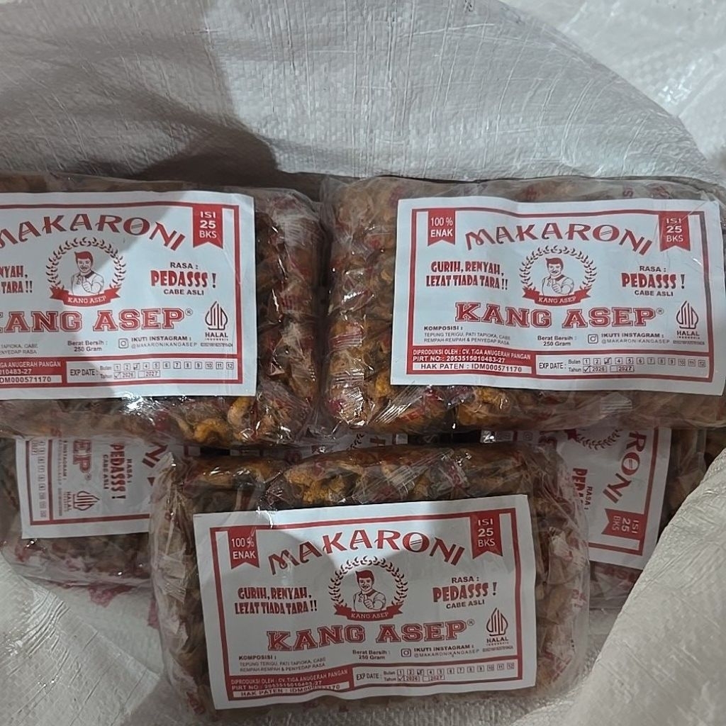 

makaroni kang asep pedas isi 25pc