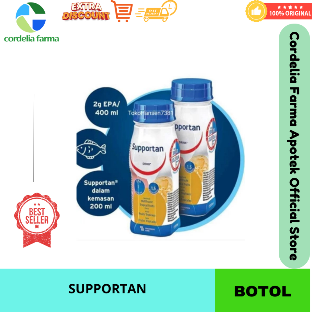 

Supportan Drink Tropical Fruits 200 Ml