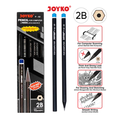 

Pencil Pensil Joyko P-92 2B 1 BOX 12 PCS