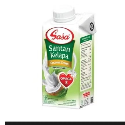 

Sasa Santan Kelapa 200 Ml- Sasa santan 200 Ml