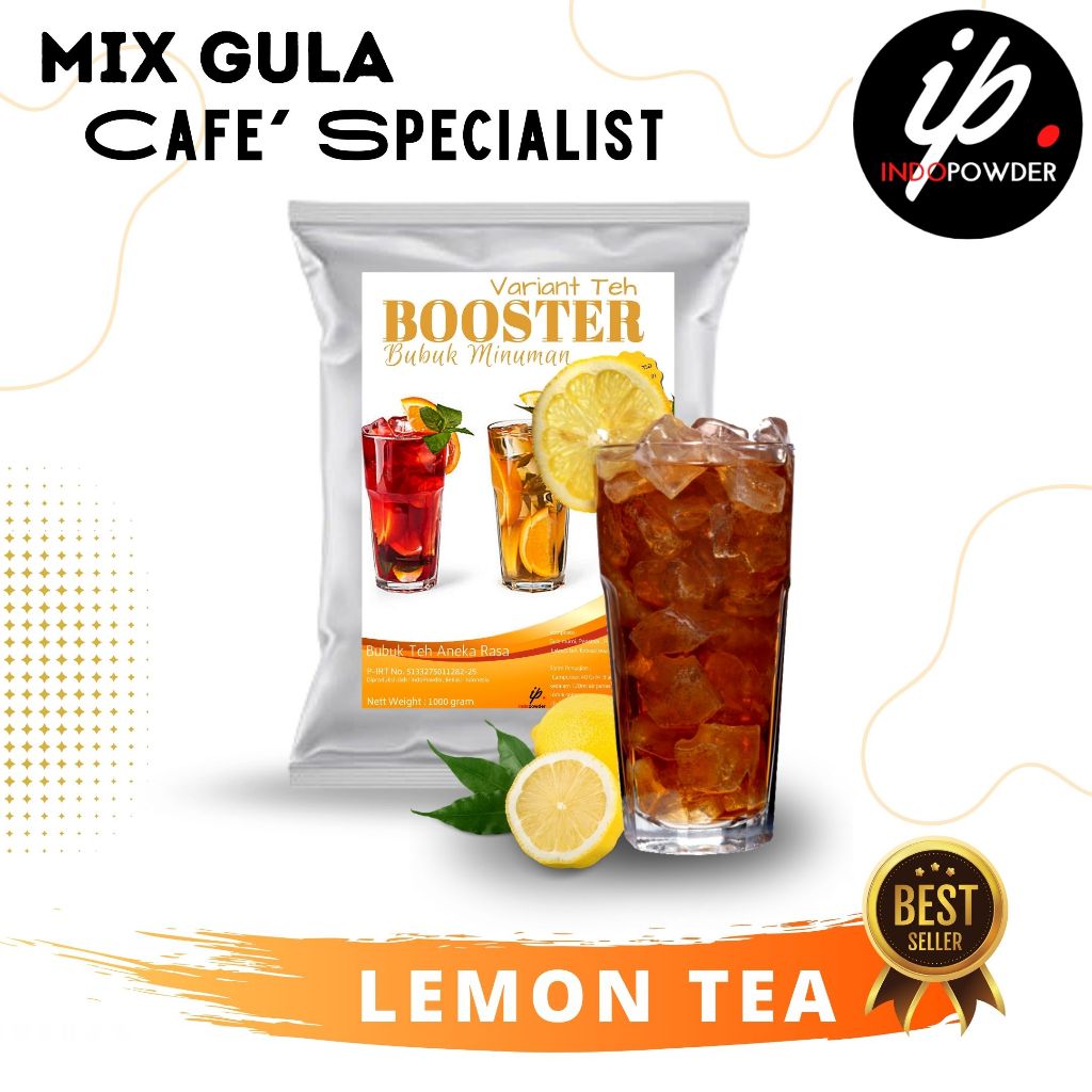 

Bubuk Minuman LEMON TEA / TEH RASA LEMON 1Kg Untuk Cafe, Waralaba, Resto dan Usaha Minuman