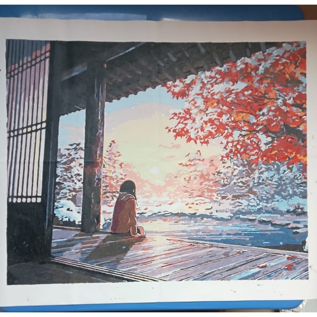 

Painting by number finishing