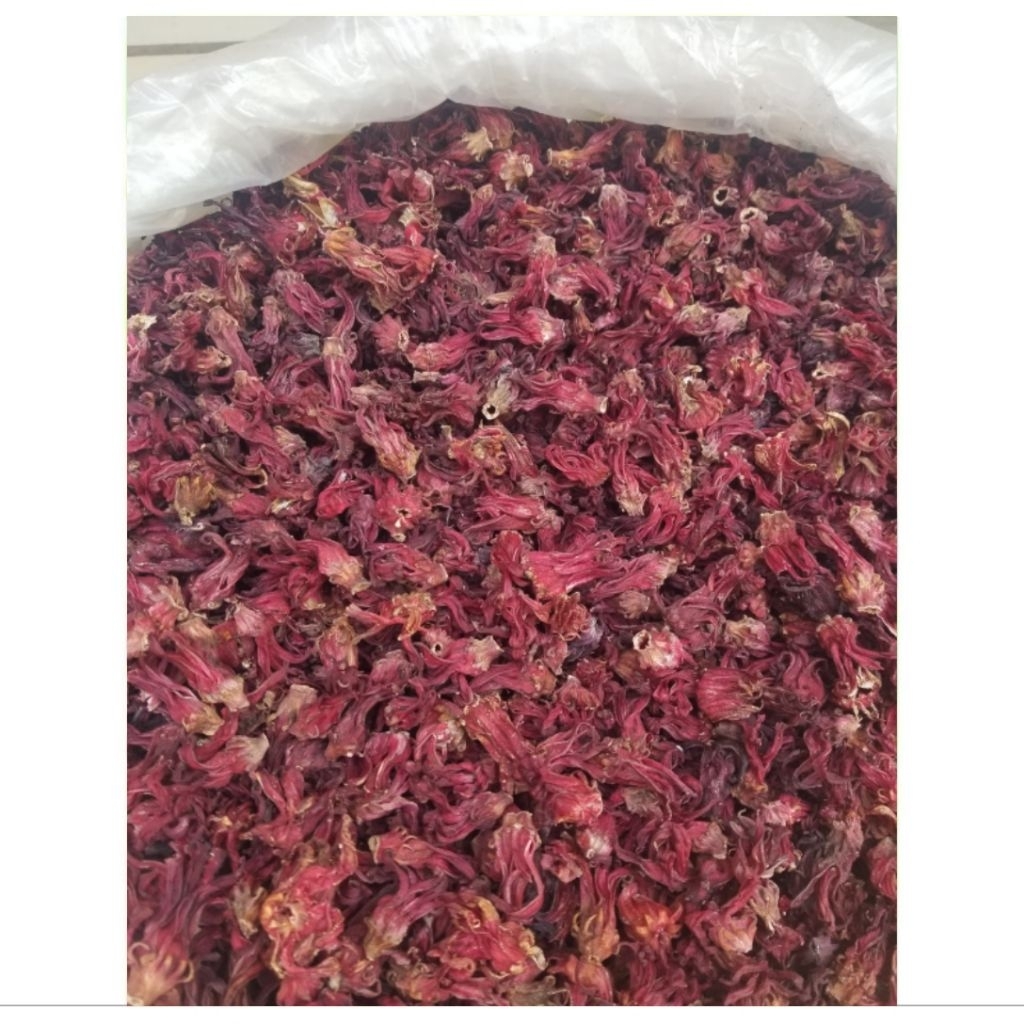 

1 Kg Bunga Rosella Kering Grade C Kualitas Sortiran