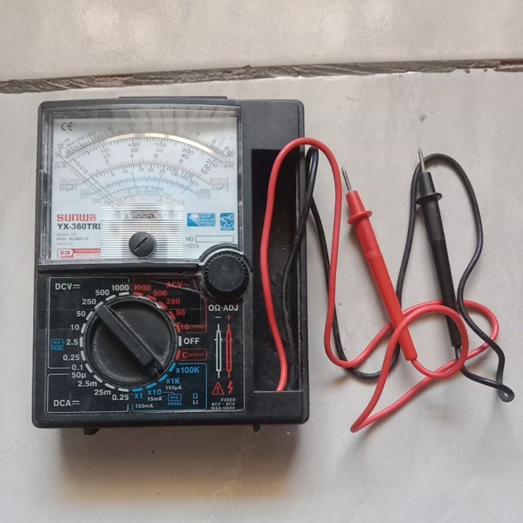 ORIGINAL MULTIMETER/ MULTITESTER SUNWA ANALOG