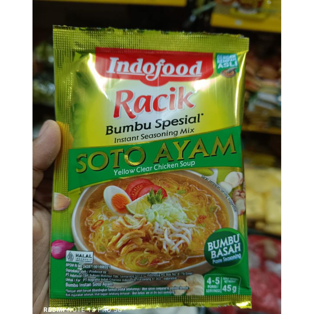 

5 pcs bumbu racik soto ayam-bumbu basah 45 gr