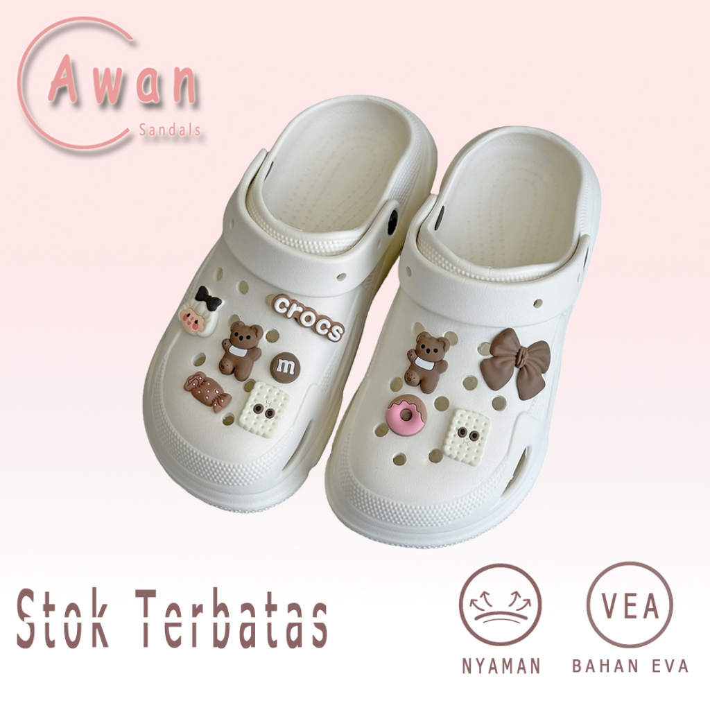 Sandal Wanita Korean Style Sandal Wedges Wanita Sandal Karet Wanita Sandal Wanita Kekinian
