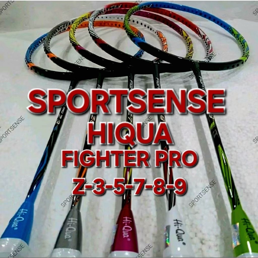 Raket Bulutangkis Badminton Hiqua Hi Qua Hq Hi-Qua Fighter Pro Z 3 5 7 8 9 Original