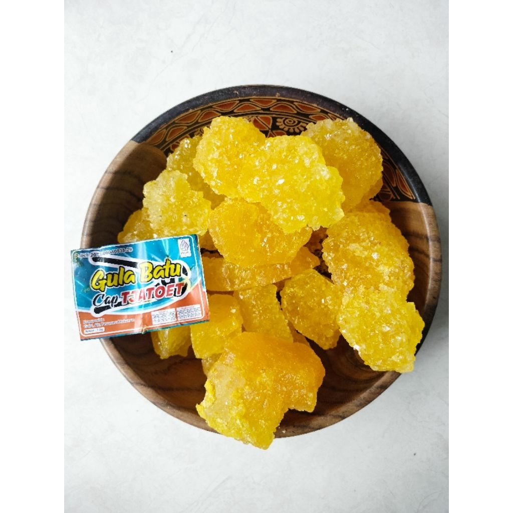 

Gula Batu Kristal Kuning / Gula Batu Herbal - 1 Kg