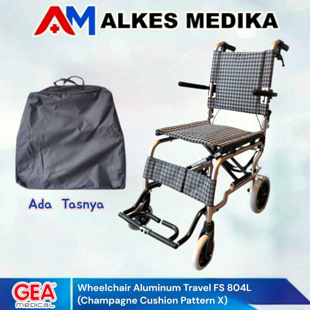 GEA Kursi Roda Travelling FS 804L + Tas