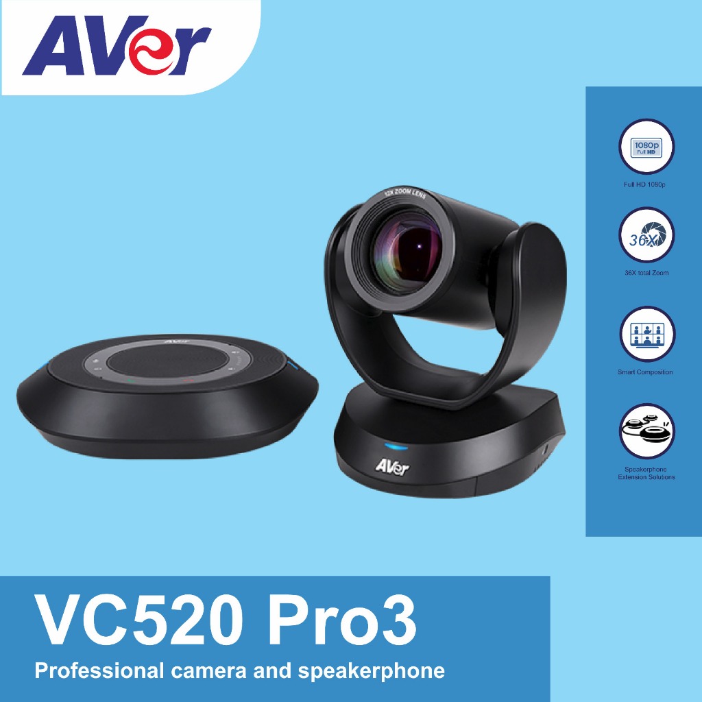 AVER VC520 Pro3 Pro PTZ Conferencing System