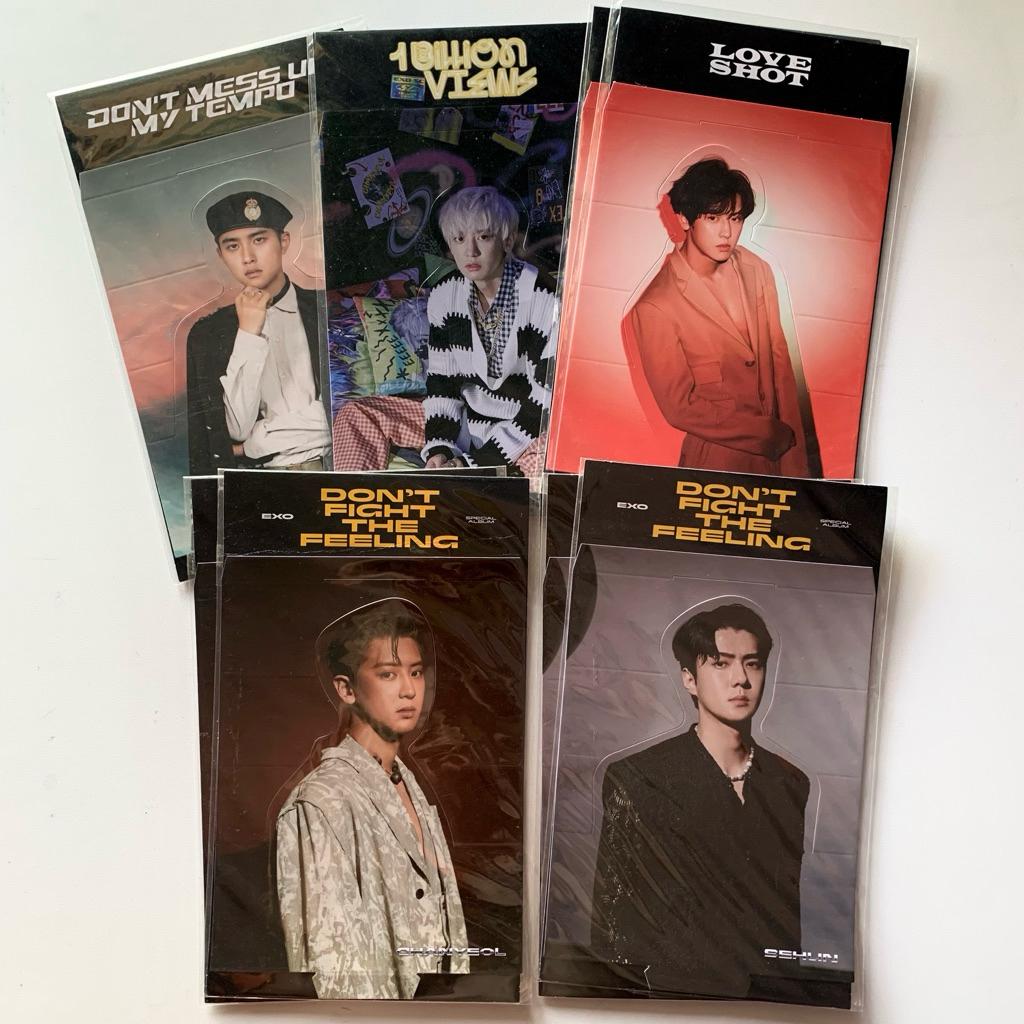 exo baekhyun chanyeol d.o. do kyungsoo sehun official md goods merchandise hologram standee love sho