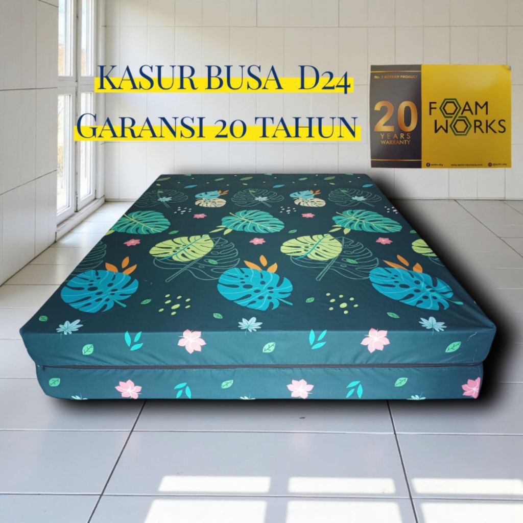 KASUR BUSA D24 GARANSI 20 TAHUN KASUR BUSA KASUR SPON KASUR LANTAI KASUR LIPAT KASUR BAYI KASUR SPRI