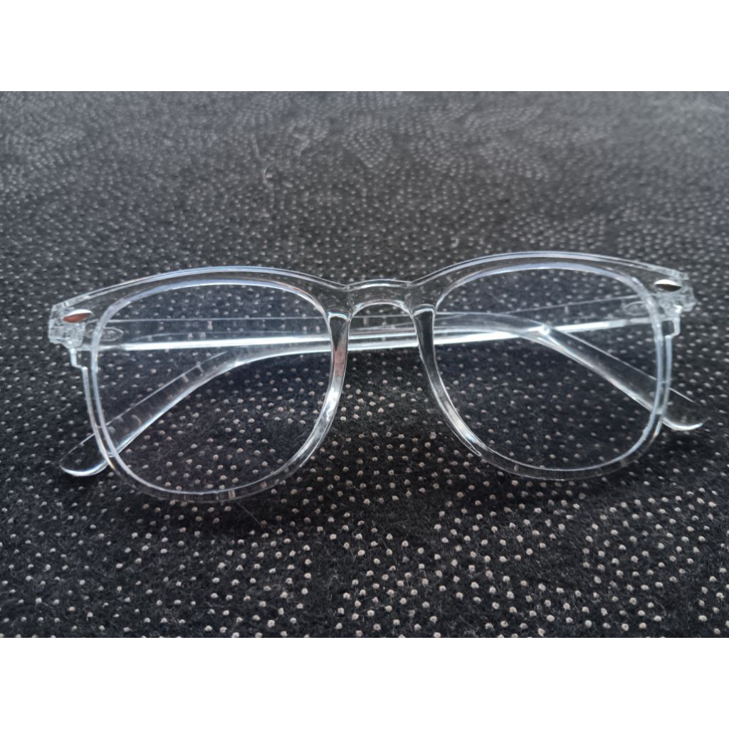 KACA MATA TRANSPARAN ANTI RADIASI KACA MATA DEWASA KACA MATA KOREA WANITA A5