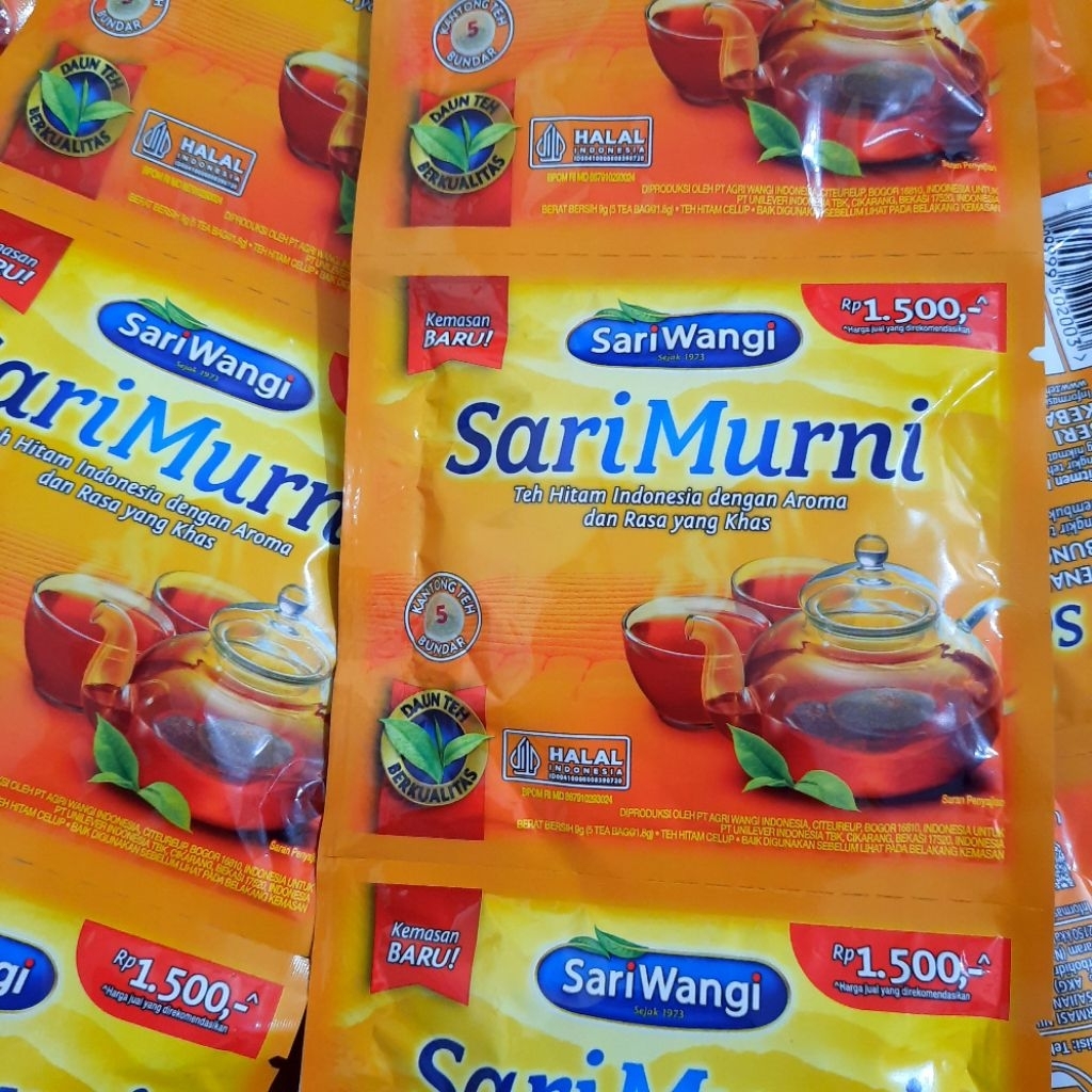 

TEH SARIMURNI (1 Renceng isi 12 Sachets)