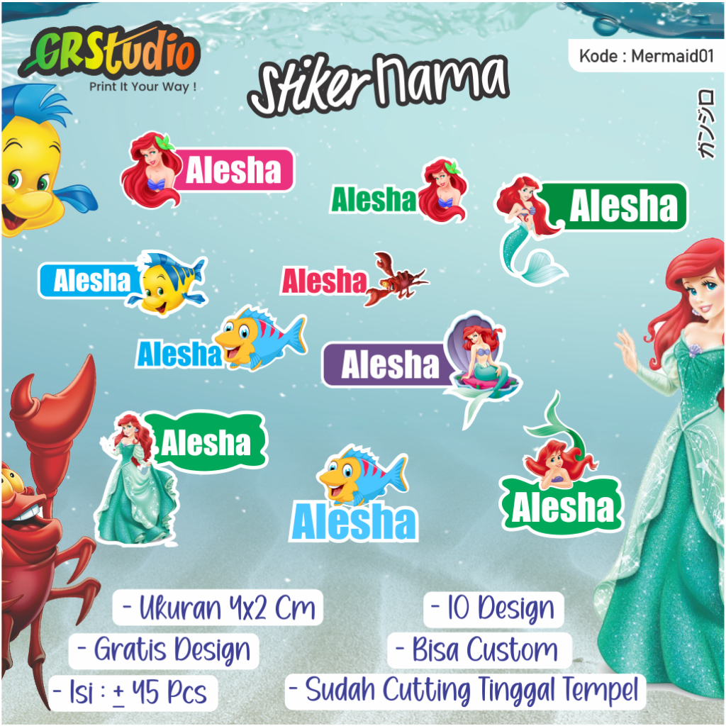 

Stiker Nama Custom Sesuai Keinginan