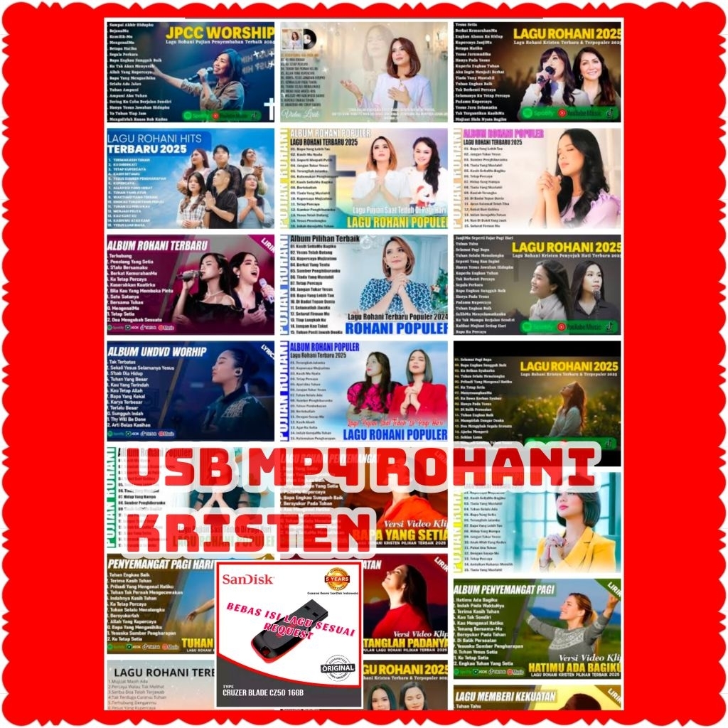 USB MP4 LAGU ROHANI TERBARU 2025-USB MP3 LAGU ROHANI TERBARU 2025-FLASHDISK LAGU ROHANI KRISTEN