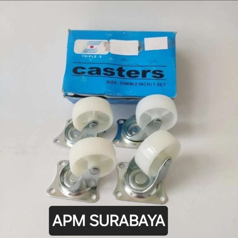 RODA KOPER NILON 2 INCH/ RODA NILON 2 INCH/ RODA KOPER NYLON 2 INCH/ RODA NYLON 2 INCH