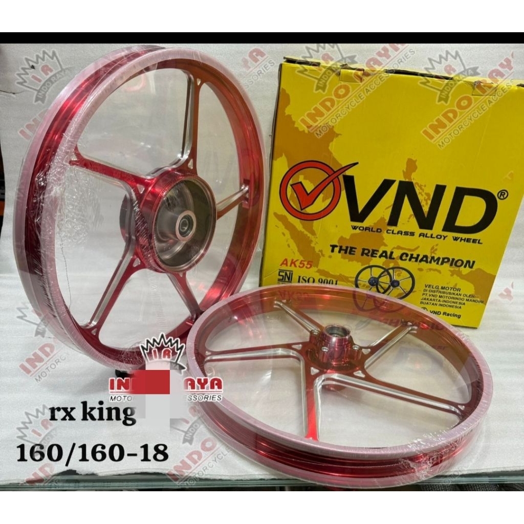 VELG RACING VND PALANG 5 RXK 160-160/18 ORI VND HIGH QUALITY